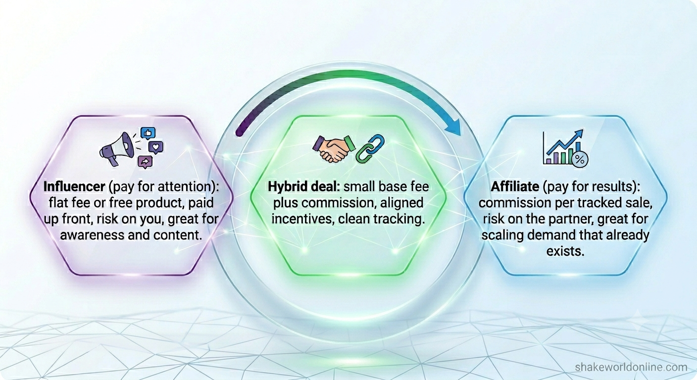 Influencer and affiliate marketing