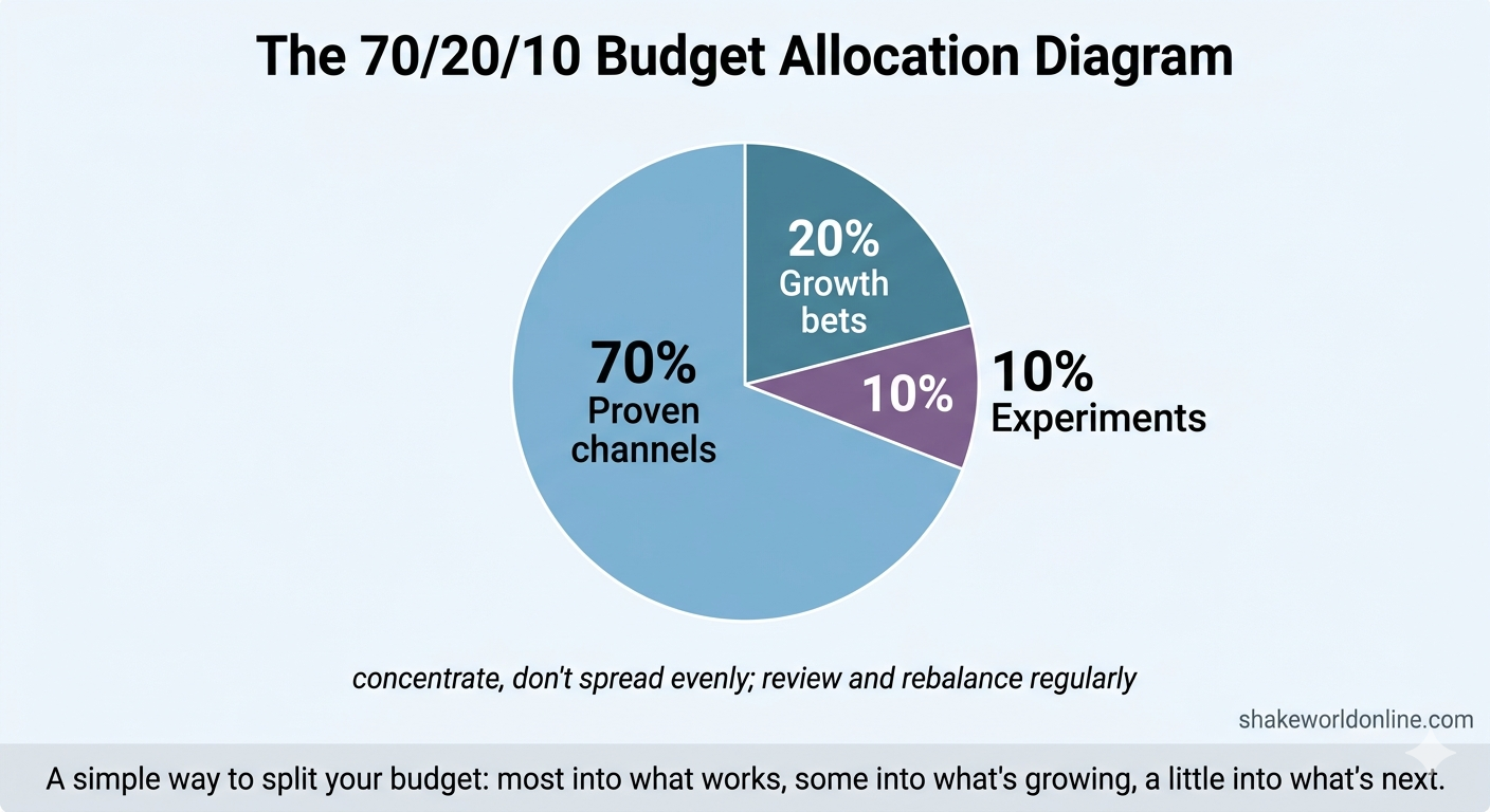 Budget allocation diagram
